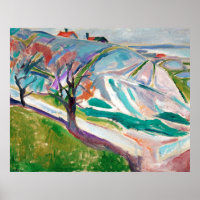 Landscape Painting Edward Munch