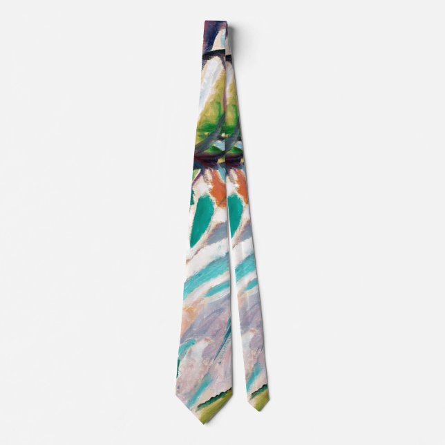 Landscape Painting Edward Munch Tie (Front)