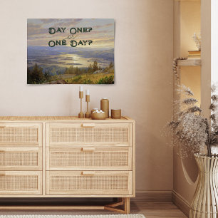 Landscape Painting Motivational Custom Quote Poster