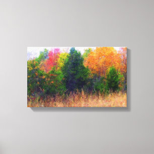 Landscape painting royalty free Zazzle_Growshop. Canvas Print