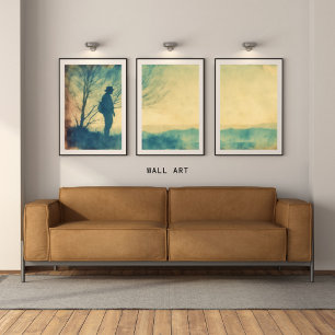 Landscape Painting Set of 3 LS-20-1A