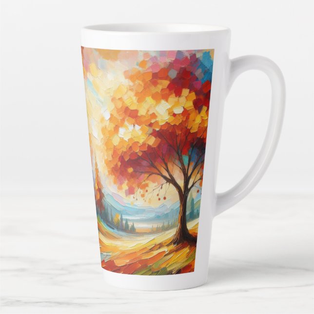Landscape Painting With Bright Colours-96771 Latte Mug (Right)