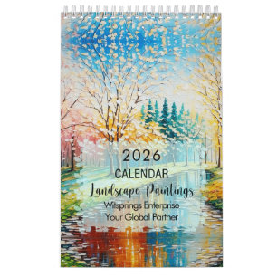 Landscape Paintings Calendar