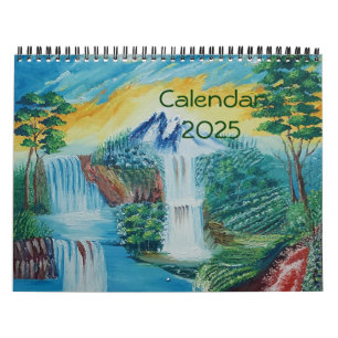 Landscape Paintings & Photography 2025 Calendar