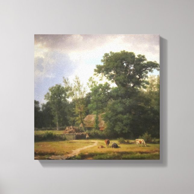 Landscape paintings romanticism canvas print (Front)