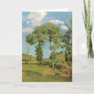 Landscape Paysage Frederic Bazille Impressionist Card