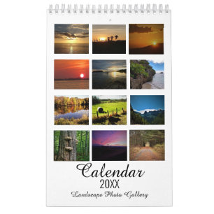 Landscape Photo Gallery Calendar
