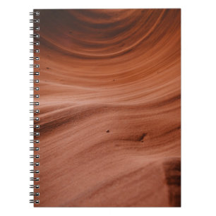 Landscape photo of a brown sand dessert notebook