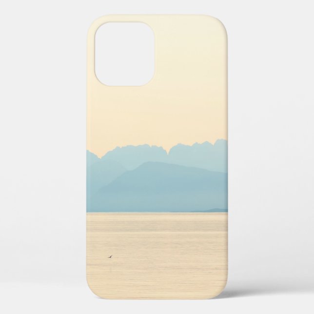 LANDSCAPE PHOTO OF A MOUNTAIN AND BODY OF WATER Case-Mate iPhone CASE (Back)