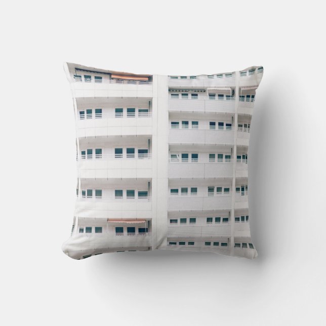 LANDSCAPE PHOTO OF BUILDING WINDOWS CUSHION (Front)