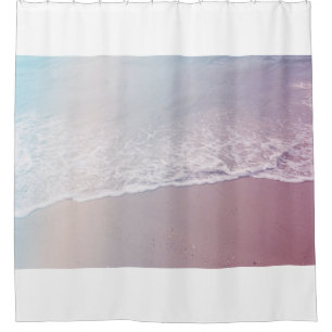 Landscape photo of seashore shower curtain