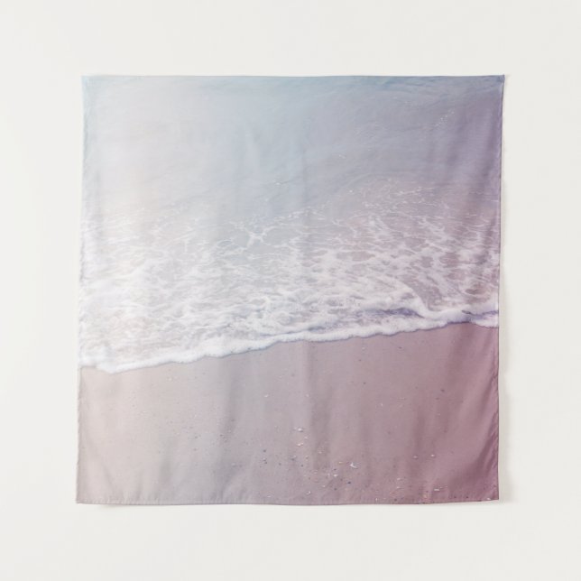 Landscape photo of seashore tapestry (Front)