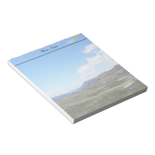 Landscape photography notepad. notepad (Angled)