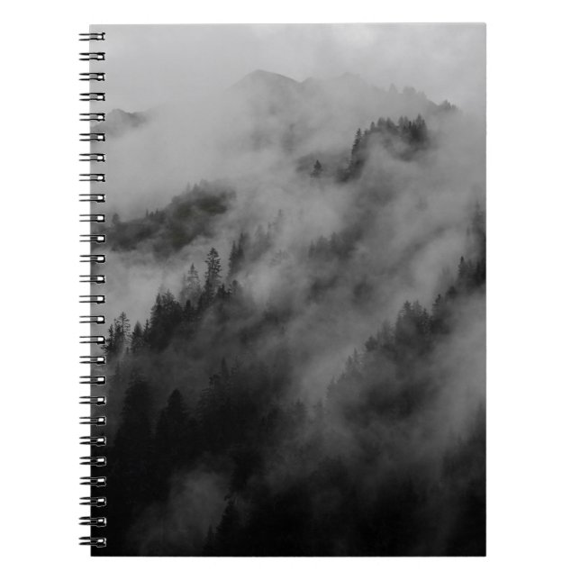 LANDSCAPE PHOTOGRAPHY OF FOGGY HILL NOTEBOOK (Front)