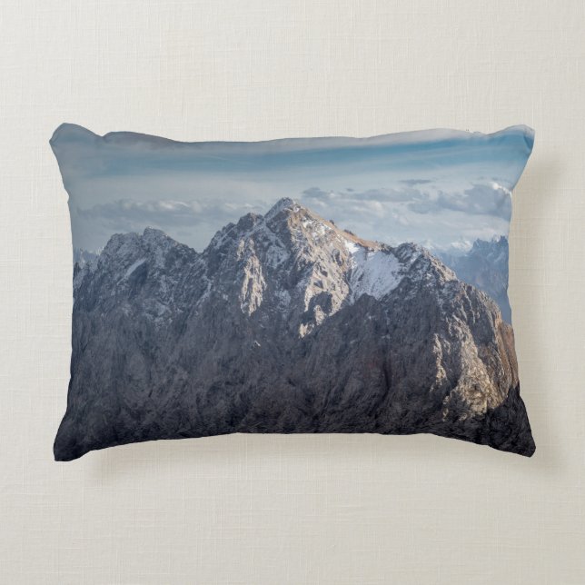 LANDSCAPE PHOTOGRAPHY OF MOUNTAIN DECORATIVE CUSHION (Front)