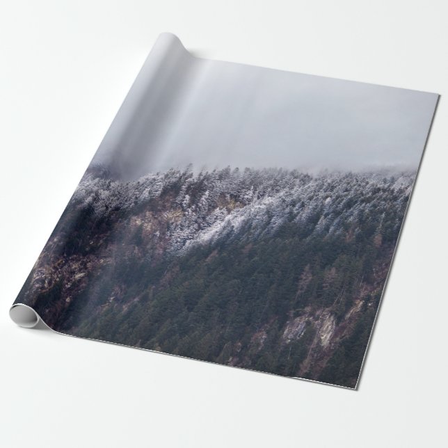 LANDSCAPE PHOTOGRAPHY OF MOUNTAIN WRAPPING PAPER (Unrolled)