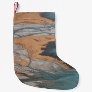 LANDSCAPE PHOTOGRAPHY OF MOUNTAINS SMALL CHRISTMAS STOCKING