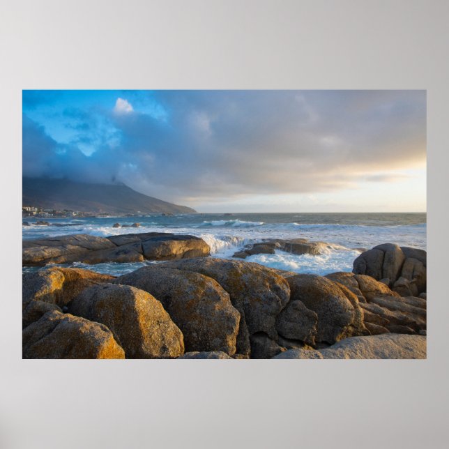 landscape photography of seashore poster (Front)