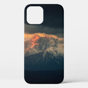 LANDSCAPE PHOTOGRAPHY OF SNOW MOUNTAINS UNDER NIMB iPhone 12 CASE