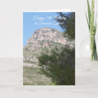 Landscape Photography Personalised 75th Birthday