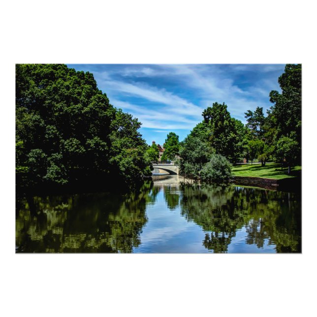 Landscape picture taken at Turtle Creek Dallas, TX Photo Print (Front)