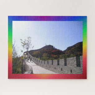 Landscape Puzzle: Chinese Wall Rainbow Jigsaw Puzzle