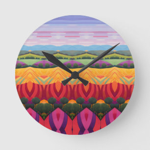 Landscape  round clock