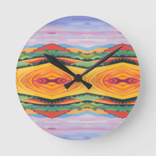 Landscape  round clock
