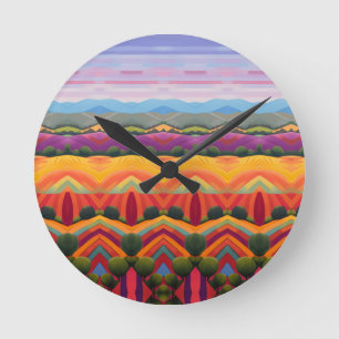 Landscape  round clock