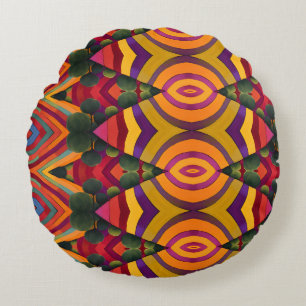 Landscape round cushion