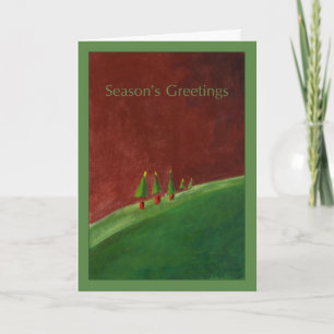 Landscape Seasons Greetings Card