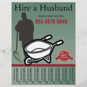Landscape Service Handyman Small Business Flyer