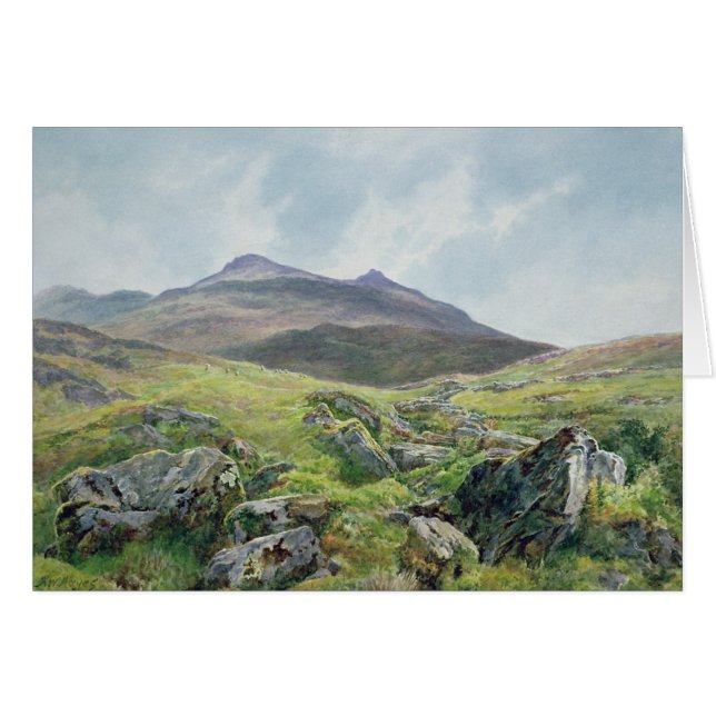 Landscape, Snowdon (Front Horizontal)