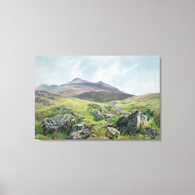 Landscape, Snowdon Canvas Print (Front)
