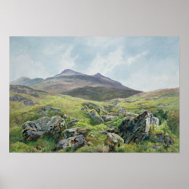 Landscape, Snowdon Poster (Front)
