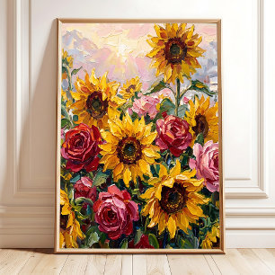 Landscape Sunrise Countryside Wall Art