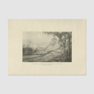 Landscape Sussex Trees Ephemera Decoupage Tissue Paper