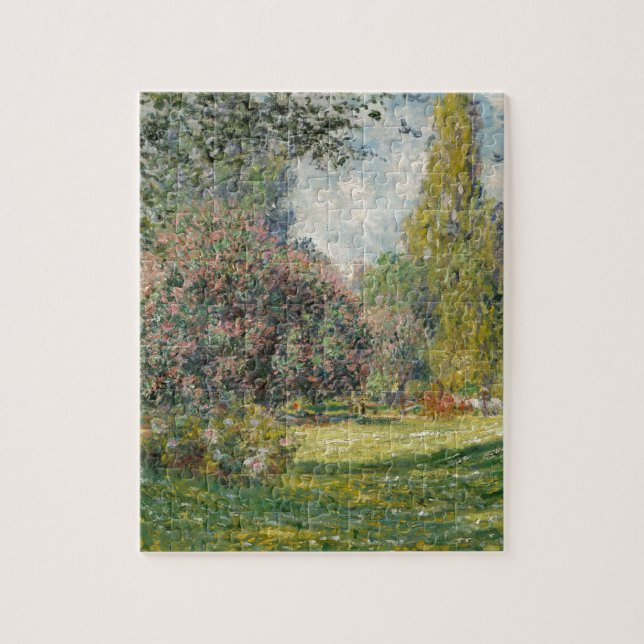 Landscape- The Parc Monceau - Claude Monet Jigsaw Puzzle (Vertical)