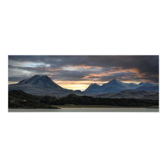 Landscape Torridon Mountains Gairloch Photo Print (Front)