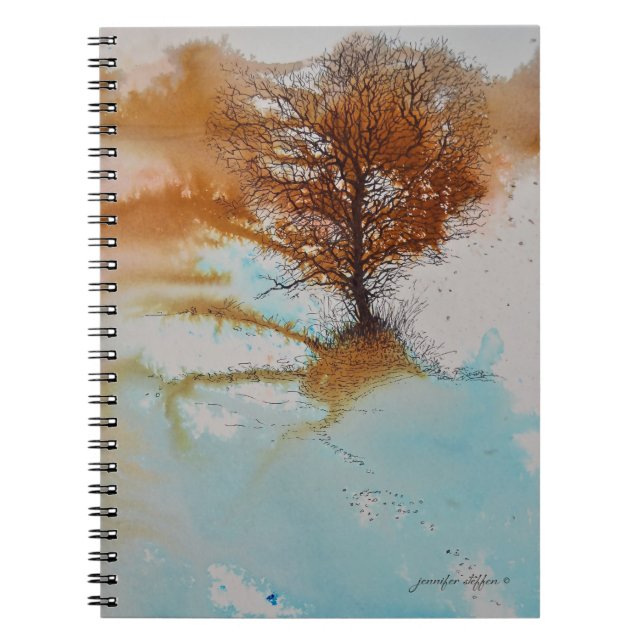 Landscape Tree Art Notebook (Front)