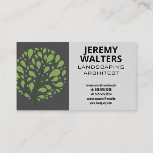 Landscape Tree Logo Business Card