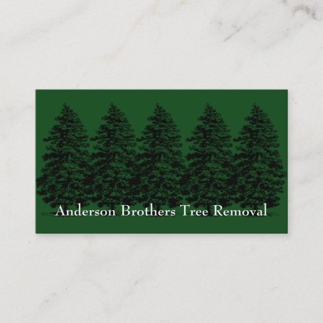 Landscape Tree Removal Card (Front)