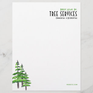 Landscape Tree Services Custom Letterhead