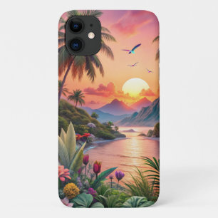 Landscape Tropical Beach iPhone 11 Case