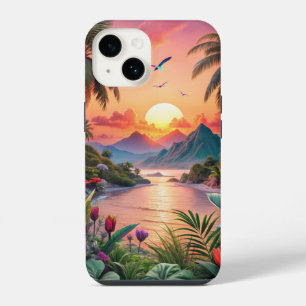 Landscape Tropical Beach iPhone 14 Case