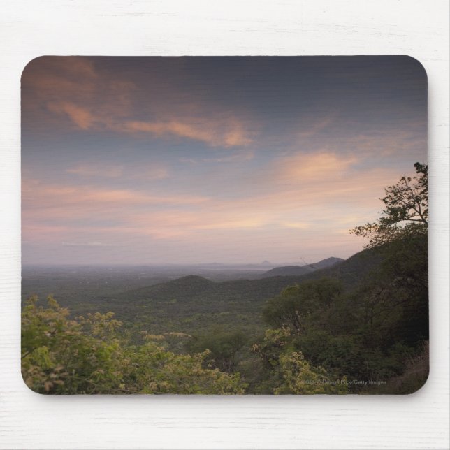 Landscape Under A Sunset Mouse Mat (Front)