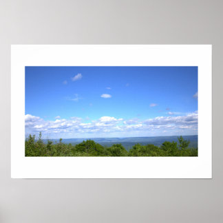 Landscape View Photo Poster
