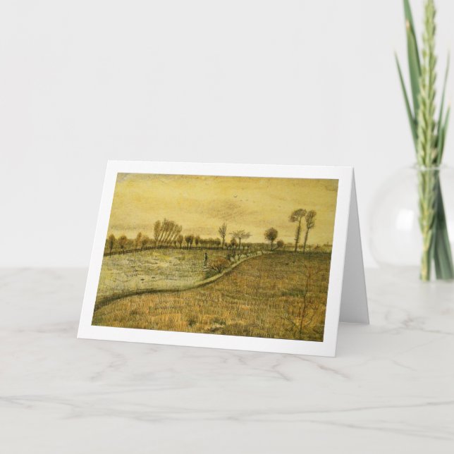 Landscape, Vincent van Gogh Card (Front)