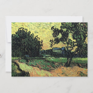 Landscape w Chateau of Auvers by Vincent van Gogh