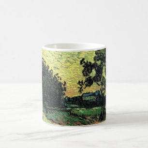 Landscape w Chateau of Auvers by Vincent van Gogh Coffee Mug